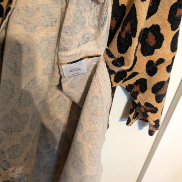 Tyler Boe Leopard Print Cashmere Blend Sweater S - Picture 9 of 9